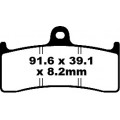 EBC Brakes Double-H Sintered Superbike Brake Pads Front - FA424HH EBC Brakes Double-H Sintered Superbike Brake Pads Front - FA424HH